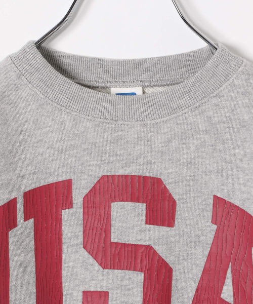 Russell Athletic(ラッセルアスレティック)の「【RUSSELL ATHLETIC 】別注スウェットプルオーバー(KIDS)(Tシャツ/カットソー・キッズ・ライトグレー/ネイビー/グリーン・110cm/100cm/120cm/130cm/140cm)」の15枚目の写真