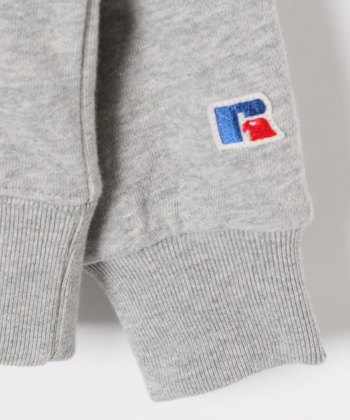 Russell Athletic(ラッセルアスレティック)の「【RUSSELL ATHLETIC 】別注スウェットプルオーバー(KIDS)(Tシャツ/カットソー・キッズ・ライトグレー/ネイビー/グリーン・110cm/100cm/120cm/130cm/140cm)」の6枚目の写真