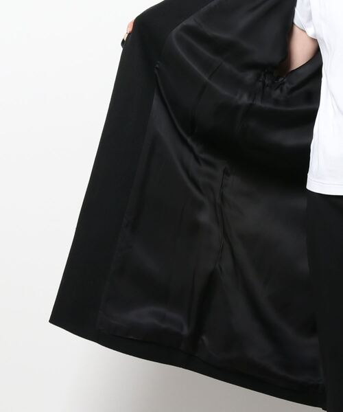 SALON adam et rope'（サロン アダム エ ロペ）の「チェスターフィールドコート（チェスターコート・レディース・ブラック系その他/ブラック/キナリ・S/M）」の4枚目の写真