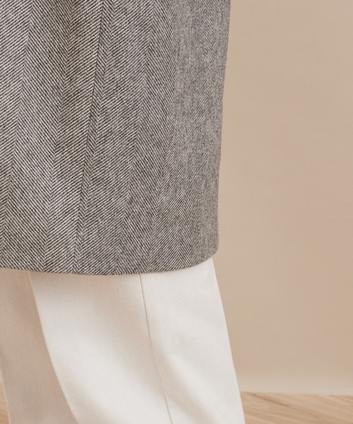 SALON adam et rope'（サロン アダム エ ロペ）の「チェスターフィールドコート（チェスターコート・レディース・ブラック系その他/ブラック/キナリ・S/M）」の18枚目の写真