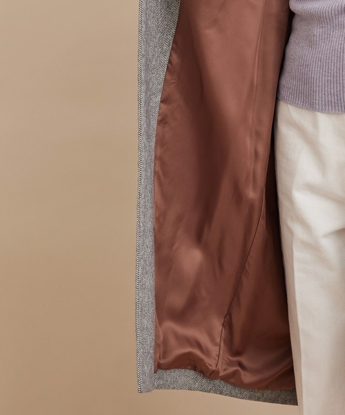 SALON adam et rope'（サロン アダム エ ロペ）の「チェスターフィールドコート（チェスターコート・レディース・ブラック系その他/ブラック/キナリ・S/M）」の17枚目の写真