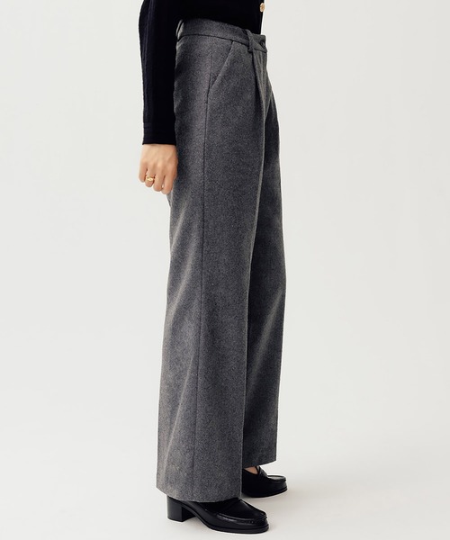 RANDEBOO(ランデブー)の「Preppy old pants パンツ販売(その他パンツ・レディース・チェック/グレー・FREE)」の4枚目の写真