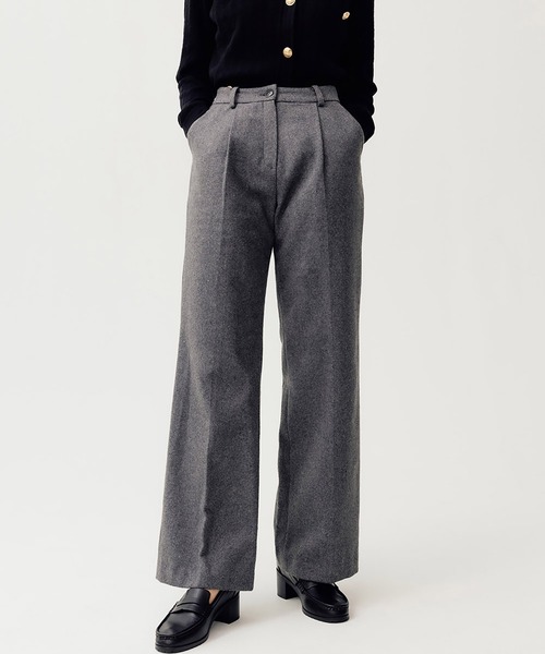 RANDEBOO(ランデブー)の「Preppy old pants パンツ販売(その他パンツ・レディース・チェック/グレー・FREE)」の3枚目の写真