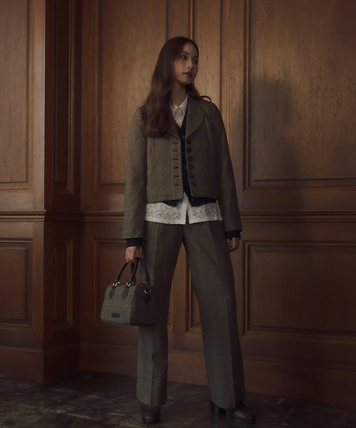 RANDEBOO(ランデブー)の「Preppy old pants パンツ販売(その他パンツ・レディース・チェック/グレー・FREE)」の11枚目の写真