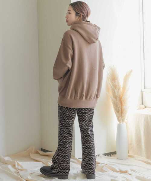 ITEMS URBANRESEARCH(アイテムズ アーバンリサーチ)の「カットジャガードパンツ(その他パンツ・レディース・ブラック/アイボリー・FREE)」の10枚目の写真