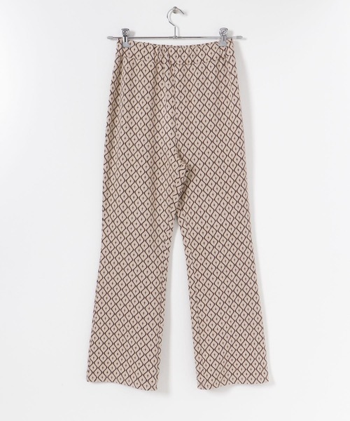 ITEMS URBANRESEARCH(アイテムズ アーバンリサーチ)の「カットジャガードパンツ(その他パンツ・レディース・ブラック/アイボリー・FREE)」の22枚目の写真