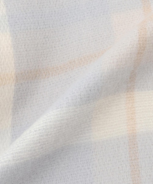 MISCH MASCH(ミッシュマッシュ)の「チェックストール(ストール/ショール・レディース・ライトブルー/ピンク/ピンクベージュ/ラベンダー・FREE)」の10枚目の写真