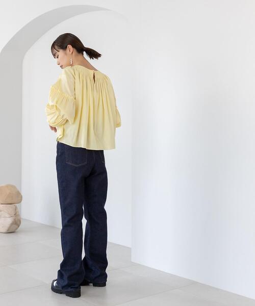 CITEN（シテン）の「＜CITEN（シテン）＞ソデ ボリューム ギャザー ブラウス（シャツ/ブラウス・レディース・ホワイト/ブラック/イエロー・FREE）」の19枚目の写真