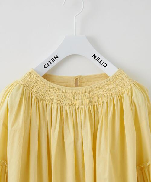 CITEN（シテン）の「＜CITEN（シテン）＞ソデ ボリューム ギャザー ブラウス（シャツ/ブラウス・レディース・ホワイト/ブラック/イエロー・FREE）」の17枚目の写真