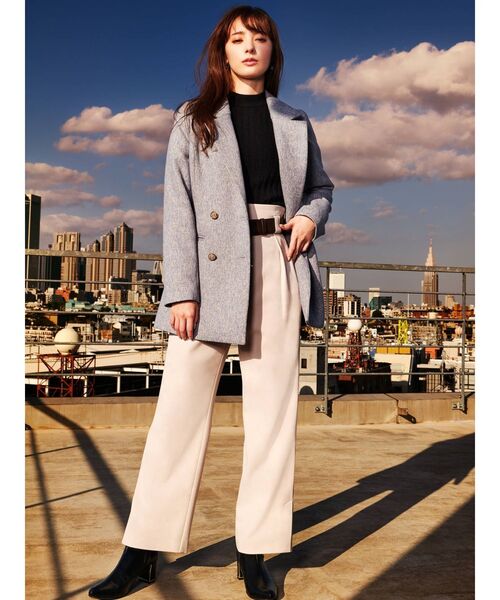 RESEXXY(リゼクシー)の「ハイネックパワショルニットトップス(ニット/セーター・レディース・ブラック/アイボリー/グリーン・FREE)」の22枚目の写真