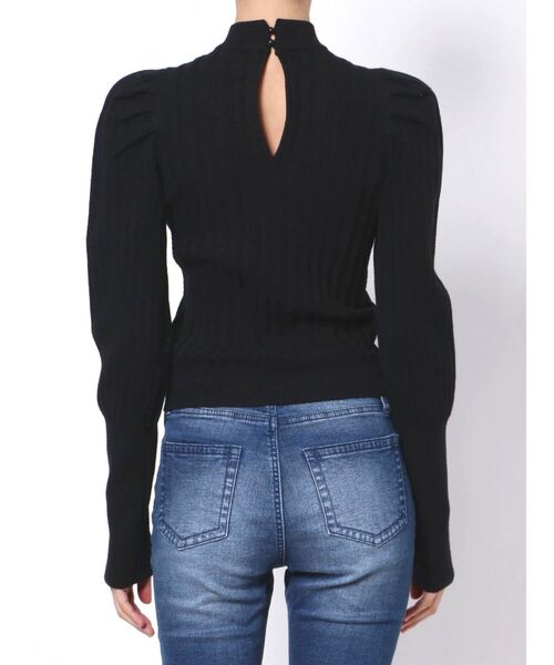 RESEXXY(リゼクシー)の「ハイネックパワショルニットトップス(ニット/セーター・レディース・ブラック/アイボリー/グリーン・FREE)」の20枚目の写真