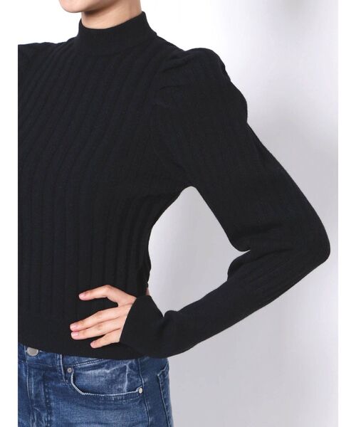 RESEXXY(リゼクシー)の「ハイネックパワショルニットトップス(ニット/セーター・レディース・ブラック/アイボリー/グリーン・FREE)」の21枚目の写真