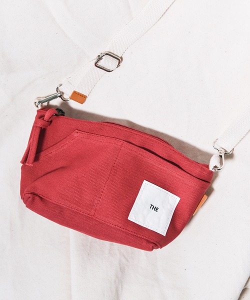 THE（ザ）の「【THE（ザ）】THE GADGET CANVAN BAG/キャンバス/ショルダーバッグ/サコッシュ（ショルダーバッグ・レディース・ホワイト/ブラック/ネイビー/レッド/オリーブ/オレンジ・ONE SIZE）」の5枚目の写真