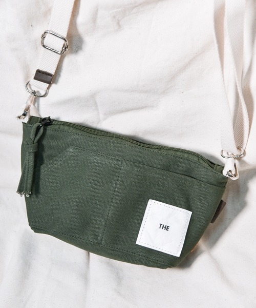 THE（ザ）の「【THE（ザ）】THE GADGET CANVAN BAG/キャンバス/ショルダーバッグ/サコッシュ（ショルダーバッグ・レディース・ホワイト/ブラック/ネイビー/レッド/オリーブ/オレンジ・ONE SIZE）」の11枚目の写真
