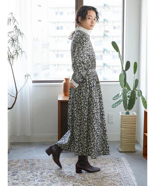 AMERICAN HOLIC(アメリカンホリック)の「スタンドカラーサテンワンピース(ワンピース・レディース・その他14/ドット・L/M)」の10枚目の写真