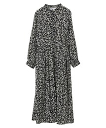 AMERICAN HOLIC | スタンドカラーサテンワンピース(ワンピース)