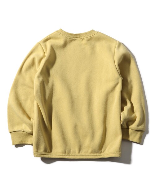 SHOO・LA・RUE（シューラルー）の「◆【90-140cm/速乾】CVC裏起毛ステッチ刺繍プルオーバー（スウェット・キッズ・イエロー/グリーン/ダークオレンジ・11/10/12/13/14/09）」の8枚目の写真