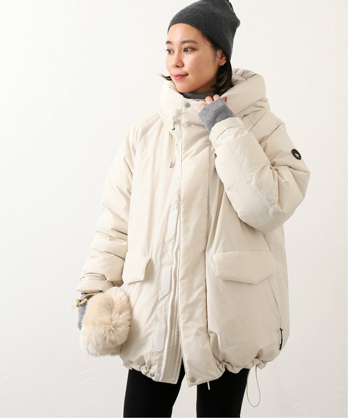 YDOT（ワイドット）の「【Y(DOT) by NORDISK】別注 ダウンジャケット（ダウンジャケット/コート・レディース・ブラック/アイボリー・38/36）」の2枚目の写真