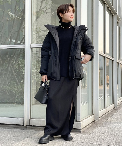 YDOT（ワイドット）の「【Y(DOT) by NORDISK】別注 ダウンジャケット（ダウンジャケット/コート・レディース・ブラック/アイボリー・38/36）」の8枚目の写真