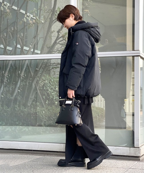 YDOT（ワイドット）の「【Y(DOT) by NORDISK】別注 ダウンジャケット（ダウンジャケット/コート・レディース・ブラック/アイボリー・38/36）」の9枚目の写真