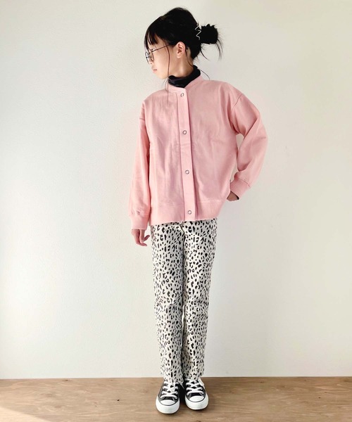 CIAOPANIC TYPY(チャオパニックティピー)の「【KIDS】裏起毛スナップカーディガン(カーディガン/ボレロ・キッズ・ブラック/ピンク/カーキ/アイボリー・X-LARGE/LARGE/XX-LARGE/MEDIUM/SMALL)」の18枚目の写真