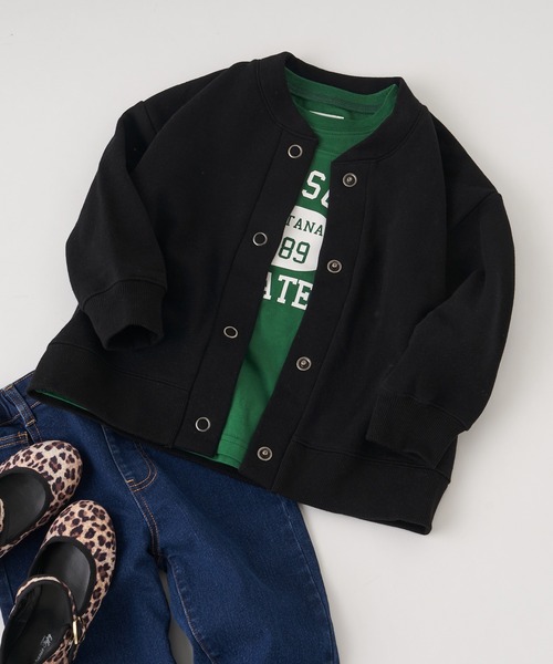 CIAOPANIC TYPY(チャオパニックティピー)の「【KIDS】裏起毛スナップカーディガン(カーディガン/ボレロ・キッズ・ブラック/ピンク/カーキ/アイボリー・X-LARGE/LARGE/XX-LARGE/MEDIUM/SMALL)」の14枚目の写真