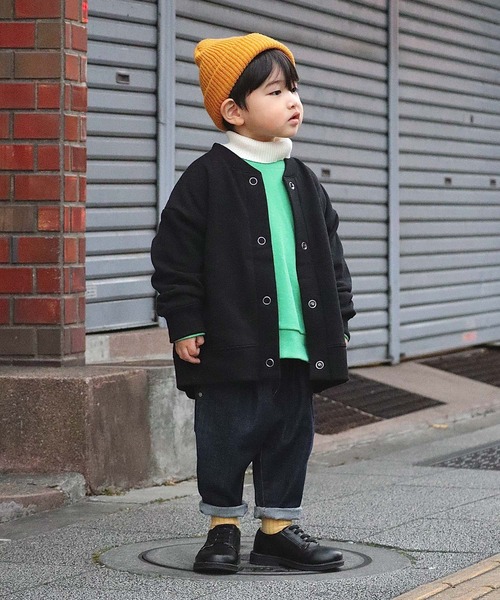 CIAOPANIC TYPY(チャオパニックティピー)の「【KIDS】裏起毛スナップカーディガン(カーディガン/ボレロ・キッズ・ブラック/ピンク/カーキ/アイボリー・X-LARGE/LARGE/XX-LARGE/MEDIUM/SMALL)」の22枚目の写真