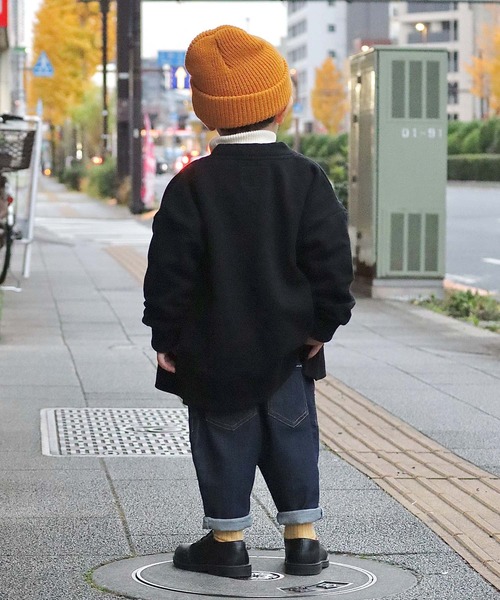 CIAOPANIC TYPY(チャオパニックティピー)の「【KIDS】裏起毛スナップカーディガン(カーディガン/ボレロ・キッズ・ブラック/ピンク/カーキ/アイボリー・X-LARGE/LARGE/XX-LARGE/MEDIUM/SMALL)」の21枚目の写真