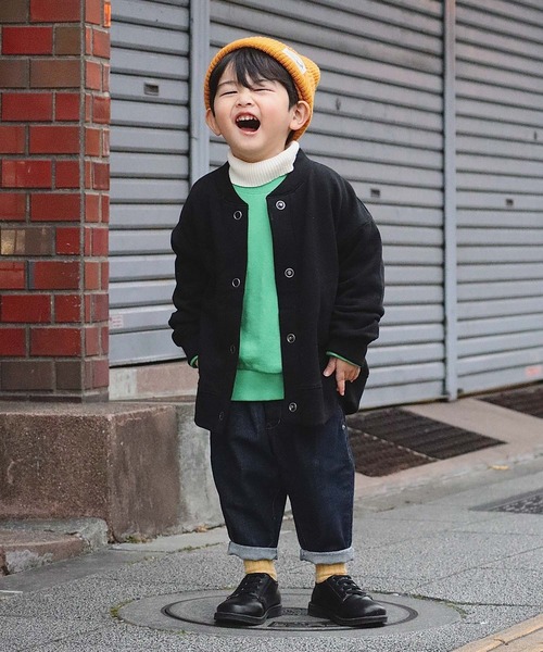 CIAOPANIC TYPY(チャオパニックティピー)の「【KIDS】裏起毛スナップカーディガン(カーディガン/ボレロ・キッズ・ブラック/ピンク/カーキ/アイボリー・X-LARGE/LARGE/XX-LARGE/MEDIUM/SMALL)」の20枚目の写真