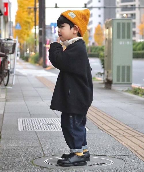 CIAOPANIC TYPY(チャオパニックティピー)の「【KIDS】裏起毛スナップカーディガン(カーディガン/ボレロ・キッズ・ブラック/ピンク/カーキ/アイボリー・X-LARGE/LARGE/XX-LARGE/MEDIUM/SMALL)」の19枚目の写真