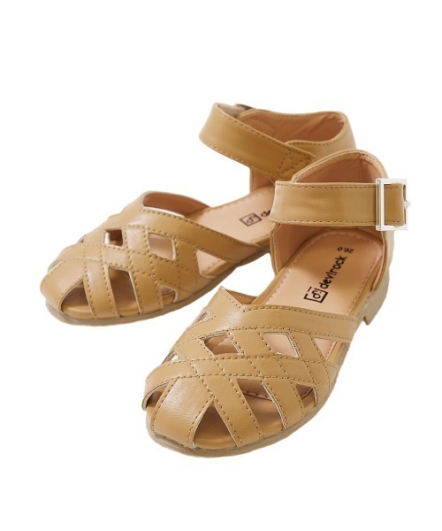 devirock（デビロック）の「ガールズフェイクレザーサンダル（サンダル・キッズ・ブラック/ベージュ・23.0cm/22.0cm/17.0cm/18.0cm/19.0cm/20.0cm/21.0cm）」の9枚目の写真