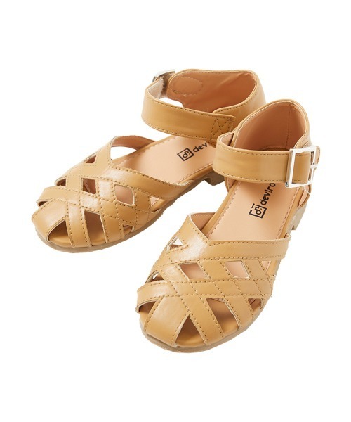 devirock（デビロック）の「ガールズフェイクレザーサンダル（サンダル・キッズ・ブラック/ベージュ・23.0cm/22.0cm/17.0cm/18.0cm/19.0cm/20.0cm/21.0cm）」の14枚目の写真