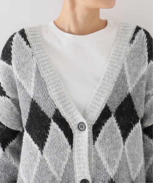 Simplicite（サンプリシテ）の「Y.R.Club ArgyleKnit◆（ニット/セーター・レディース・ブラック/ブラウン・FREE）」の16枚目の写真