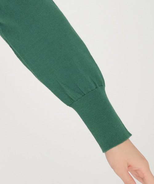 ikka（イッカ）の「V襟ロングカーディガン（カーディガン/ボレロ・レディース・ブラック/ベージュ/オフホワイト/グリーン・S/M/L）」の13枚目の写真