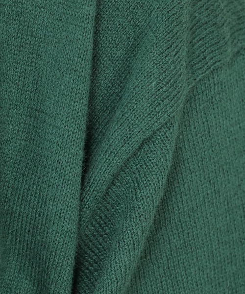 ikka（イッカ）の「V襟ロングカーディガン（カーディガン/ボレロ・レディース・ブラック/ベージュ/オフホワイト/グリーン・S/M/L）」の17枚目の写真