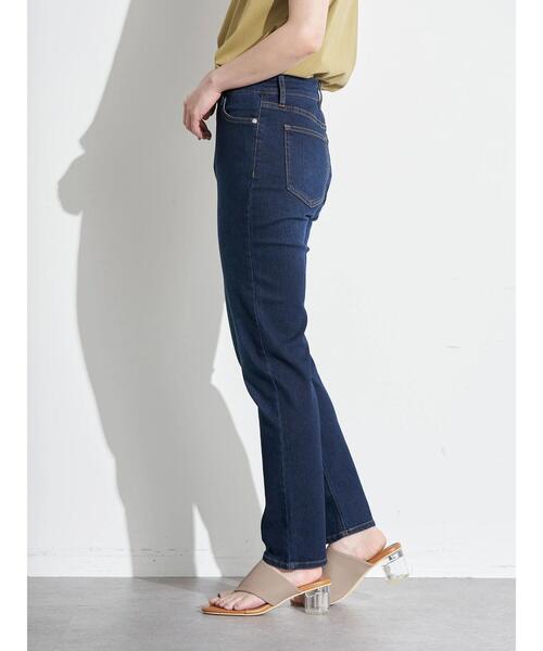 earth music&ecology（アースミュージックアンドエコロジー）の「デニムスキニーパンツ*（デニムパンツ・レディース・ブラック/インディゴブルー・S/M/L）」の6枚目の写真