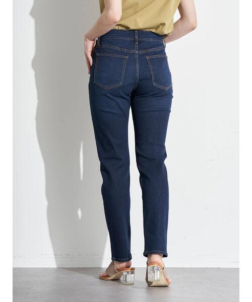 earth music&ecology（アースミュージックアンドエコロジー）の「デニムスキニーパンツ*（デニムパンツ・レディース・ブラック/インディゴブルー・S/M/L）」の7枚目の写真