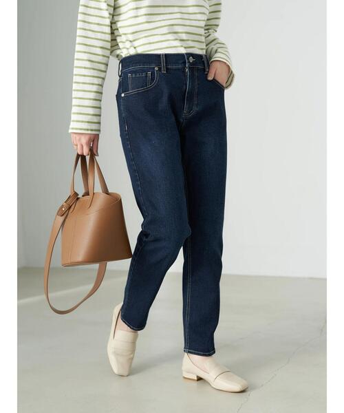 earth music&ecology（アースミュージックアンドエコロジー）の「デニムスキニーパンツ*（デニムパンツ・レディース・ブラック/インディゴブルー・S/M/L）」の10枚目の写真