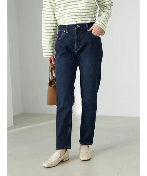 earth music&ecology（アースミュージックアンドエコロジー）の「デニムスキニーパンツ*（デニムパンツ・レディース・ブラック/インディゴブルー・S/M/L）」の12枚目の写真