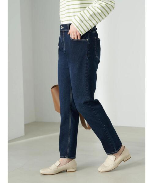 earth music&ecology（アースミュージックアンドエコロジー）の「デニムスキニーパンツ*（デニムパンツ・レディース・ブラック/インディゴブルー・S/M/L）」の13枚目の写真