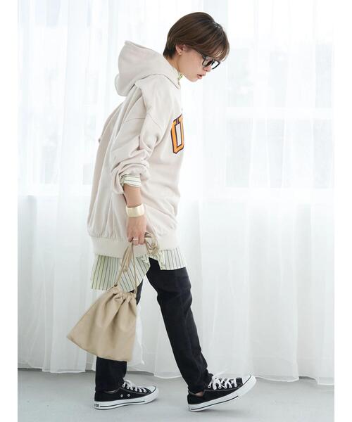 earth music&ecology（アースミュージックアンドエコロジー）の「デニムスキニーパンツ*（デニムパンツ・レディース・ブラック/インディゴブルー・S/M/L）」の22枚目の写真