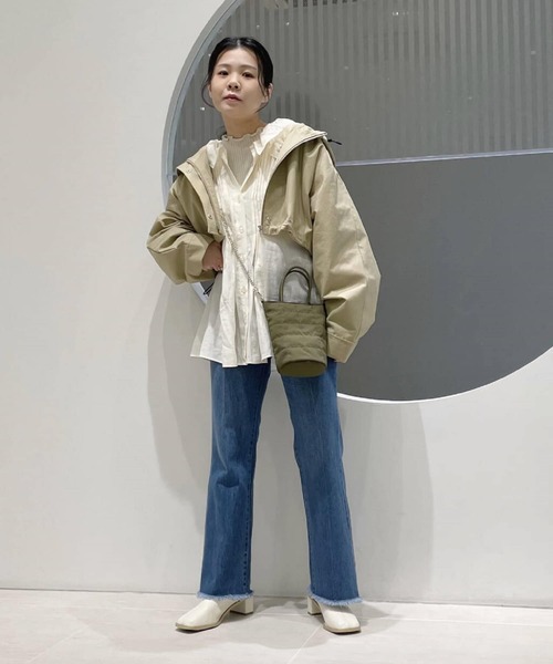 RODE SKO（ロデスコ）の「キルティングミニショルダーバッグ（ショルダーバッグ・レディース・ブラック/カーキ・ONE）」の3枚目の写真