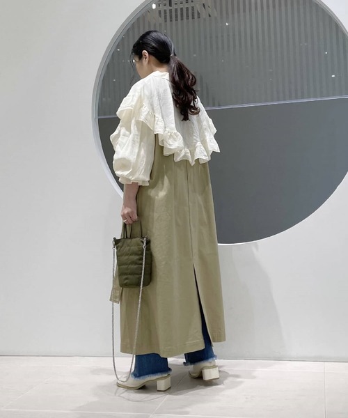 RODE SKO（ロデスコ）の「キルティングミニショルダーバッグ（ショルダーバッグ・レディース・ブラック/カーキ・ONE）」の5枚目の写真