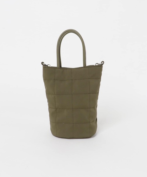 RODE SKO（ロデスコ）の「キルティングミニショルダーバッグ（ショルダーバッグ・レディース・ブラック/カーキ・ONE）」の10枚目の写真