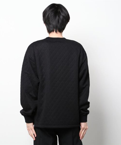 House of Blues（ハウスオブブルース）の「キルティング天竺ポケット付きクルーネック（スウェット・メンズ・ブラック/グレー・M/L）」の4枚目の写真
