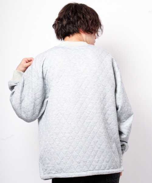 House of Blues（ハウスオブブルース）の「キルティング天竺ポケット付きクルーネック（スウェット・メンズ・ブラック/グレー・M/L）」の6枚目の写真