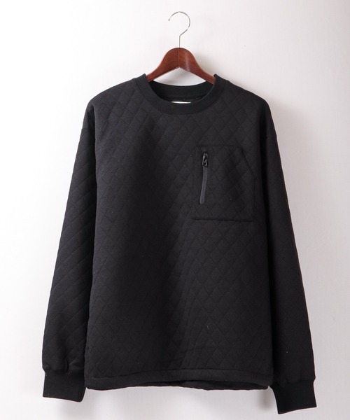 House of Blues（ハウスオブブルース）の「キルティング天竺ポケット付きクルーネック（スウェット・メンズ・ブラック/グレー・M/L）」の13枚目の写真