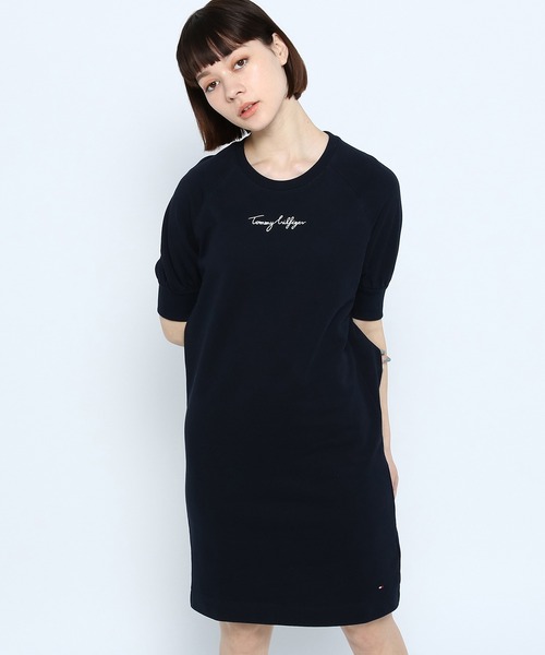 ロゴグラフィックスウェットワンピース ワンピース Hilfiger ワンピース ワンピース ドレス Tommy Hilfiger トミーヒルフィガー のファッション