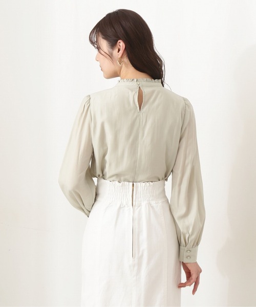 PROPORTION BODY DRESSING(プロポーションボディドレッシング)の「フロント刺繍ブラウス / 1212110206(シャツ/ブラウス・レディース・ライトグリーン/ピンク/ホワイト系その他・SMALL/MEDIUM)」の19枚目の写真