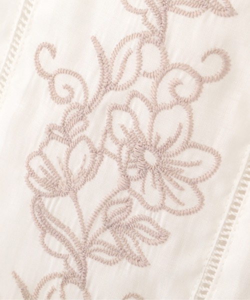 PROPORTION BODY DRESSING(プロポーションボディドレッシング)の「フロント刺繍ブラウス / 1212110206(シャツ/ブラウス・レディース・ライトグリーン/ピンク/ホワイト系その他・SMALL/MEDIUM)」の14枚目の写真
